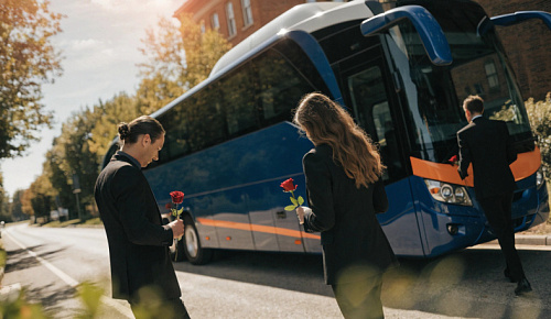 Фото Автобус на похороны